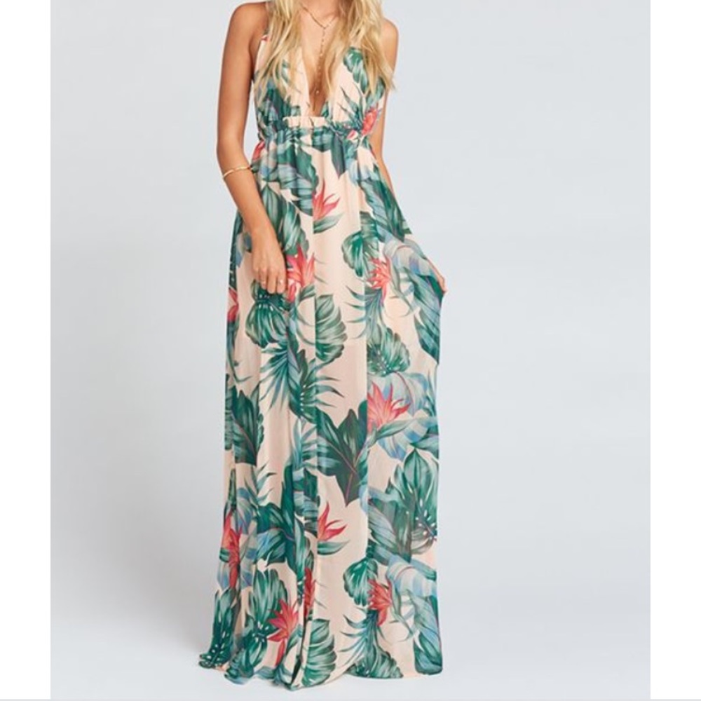 Show Me Your Mumu Kauai Luna Halter Dress